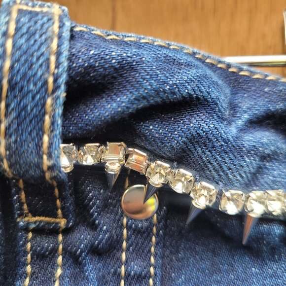 AKIRA 'HOW'S THE VIEW' STRAPLESS DENIM MINI DRESS (SOLD OUT) - NWT - Picture 7 of 9